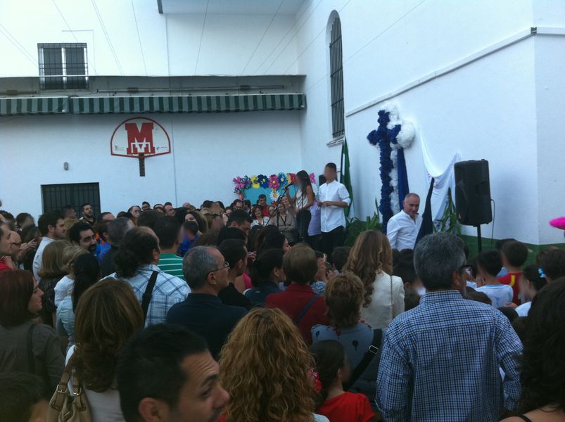 Colegio Parroquial. Cruz de Mayo